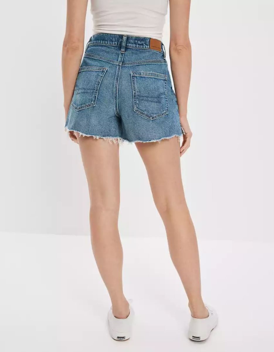 Shorts American Eagle AE Stretch Denim Highest Taille '90s Boyfriend Lavage Femme | XME-40414331